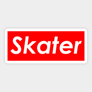 Skater (Red) Sticker